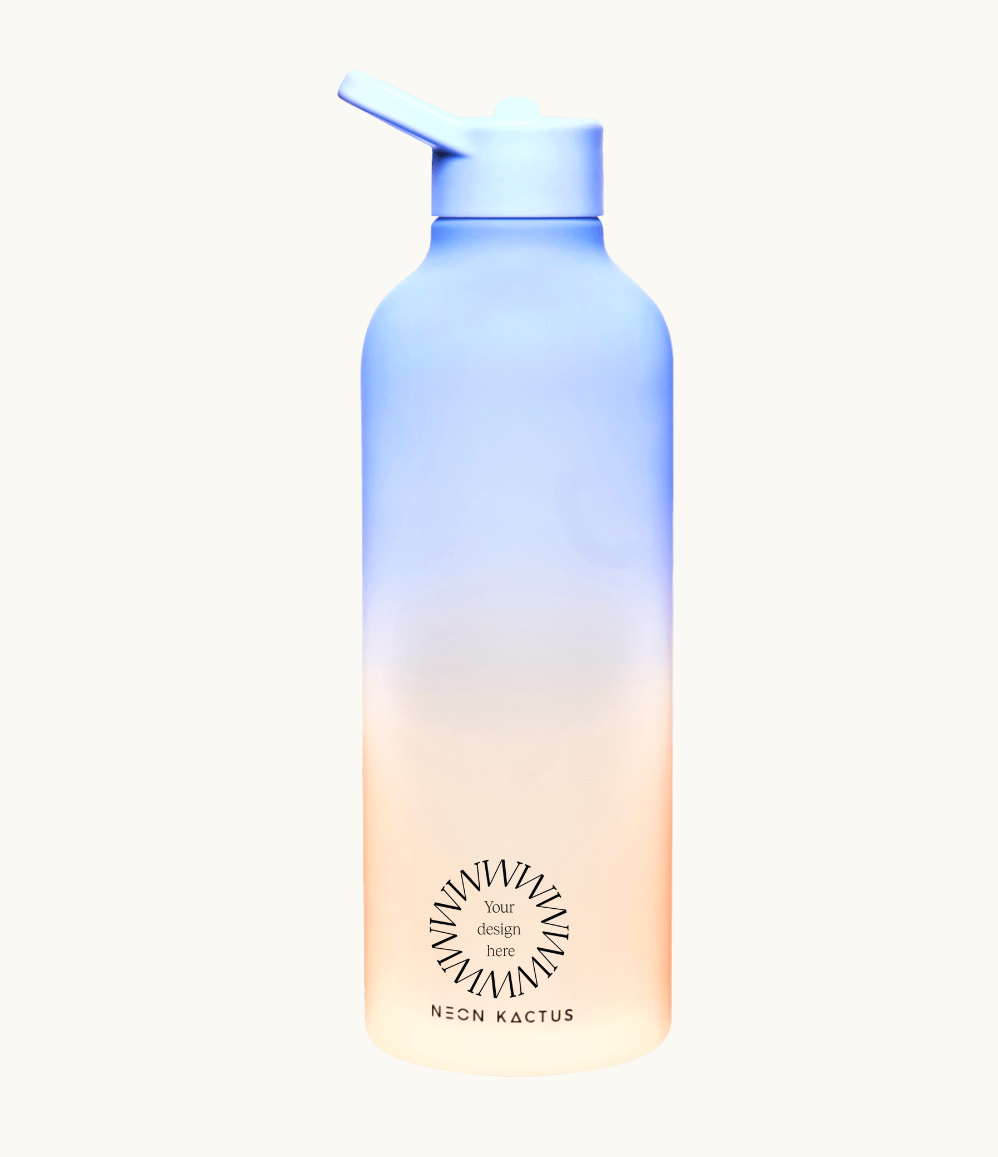 1300ml stainless steel multicolour reusable water bottle corporate merch and client gifts