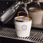 Oat thermal travel coffee cup, eco swag for conferences and corporate events
