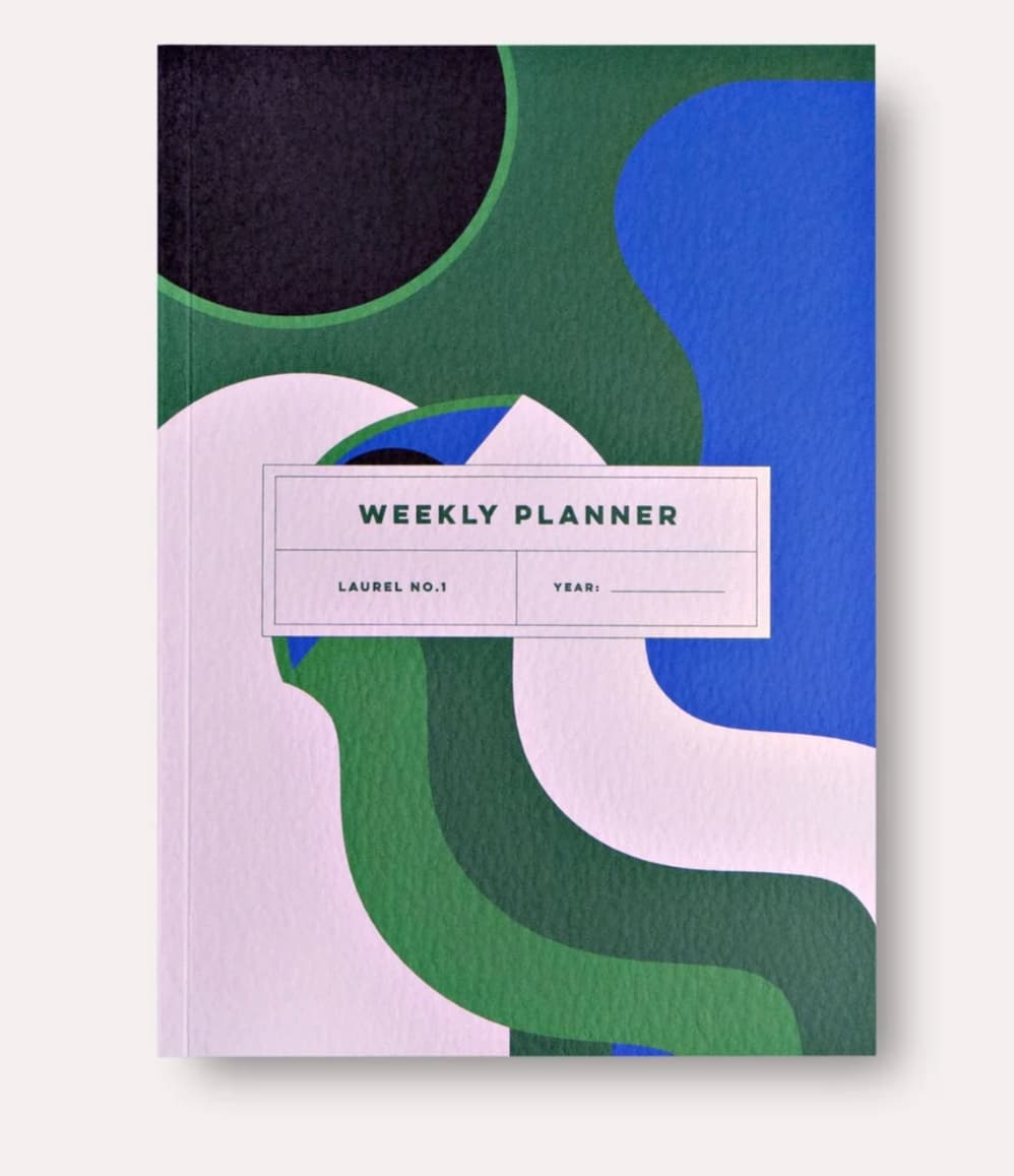 Undated Weekly Planner, front cover