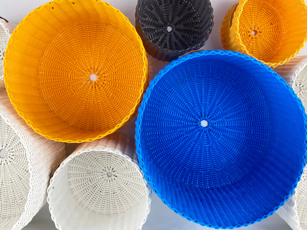 Upcycled office bin recycled plastic eco merch