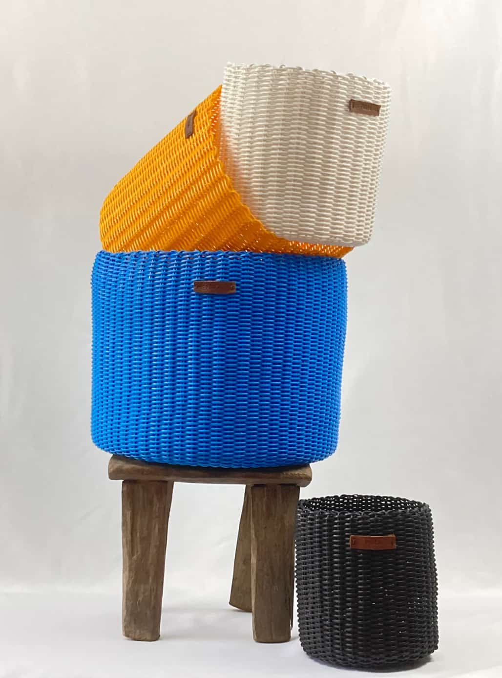 upcycled office baskets, premium corporate gift for client gifting and employee appreciation