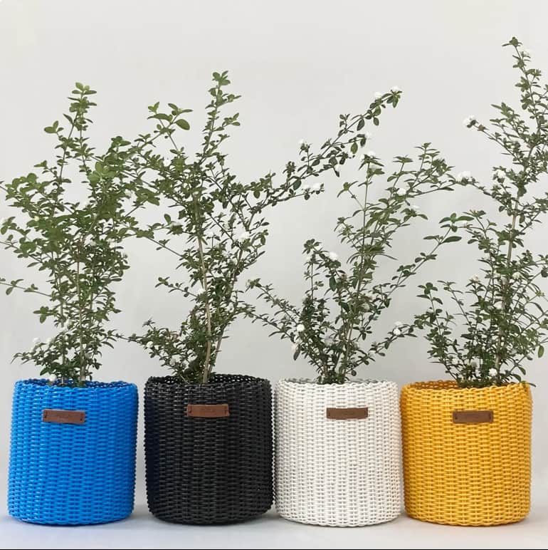 upcycled office planters, premium corporate gift for client gifting and employee appreciation