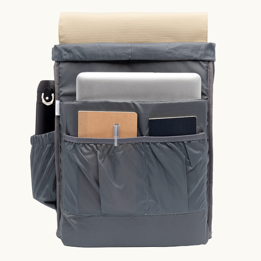 Stone RPET Vegan Backpack. Waterproof. Eco Sustainable branded merchandise