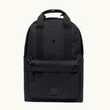 15L black vegan waterproof backpack recycled PET sustainable corporate swag onboarding kit