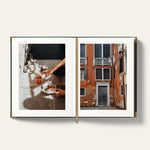Venice Travel Guide, page showing photos of Venice houses and restaurants