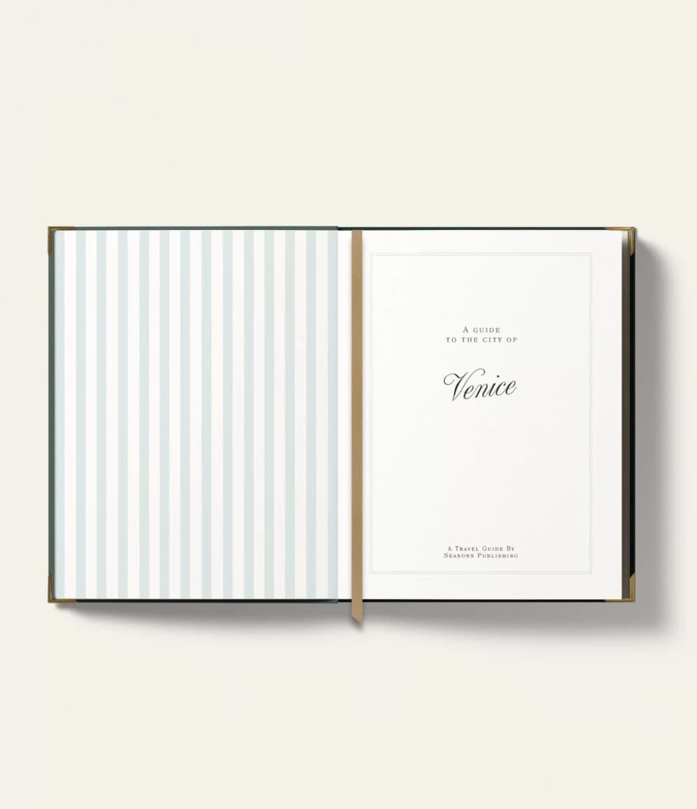 Venice Travel Guide, "A Guide to the City of Venice" page