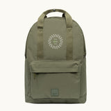 Water Resistant Backpack 15L in olive green, front