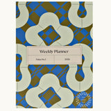 2026 weekly planner with patterned cover, branded corporate merchandise from women owned businesses