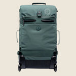 Wheeled Duffel 37L in laurel, straps open