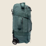 Wheeled Duffel 37L in laurel, side view