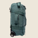 Wheeled Duffel 37L in laurel, side view