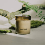 Wood scented candle, 180g, Traditional Chinese Medicine inspired, client gift
