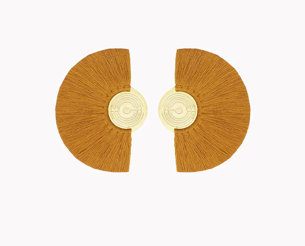 Yellow tassel earrings premium corporate gift for women executive gifting and conferences